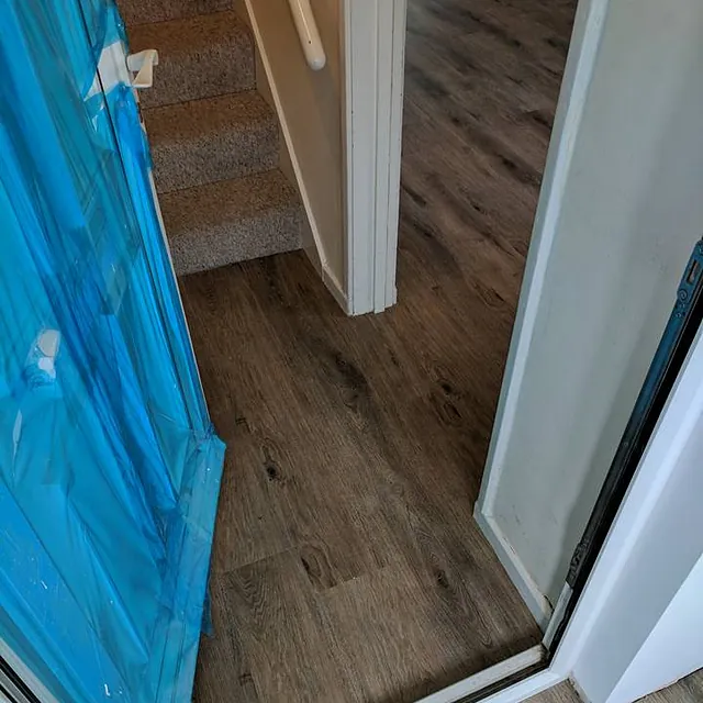 new wooden flooring