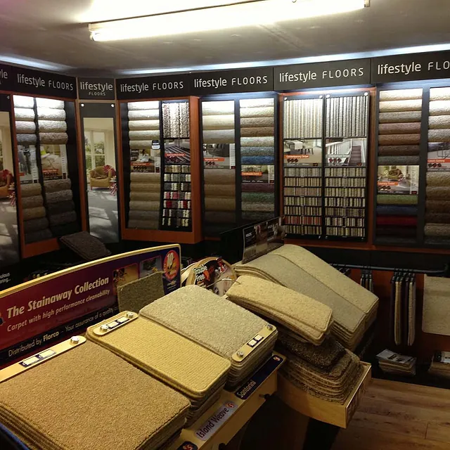 our showroom carpets